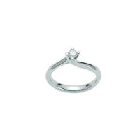Anello Miluna Donna in Oro bianco Diamante 0.08 Ct LID1987-D8-14 - LID1987-D8-14